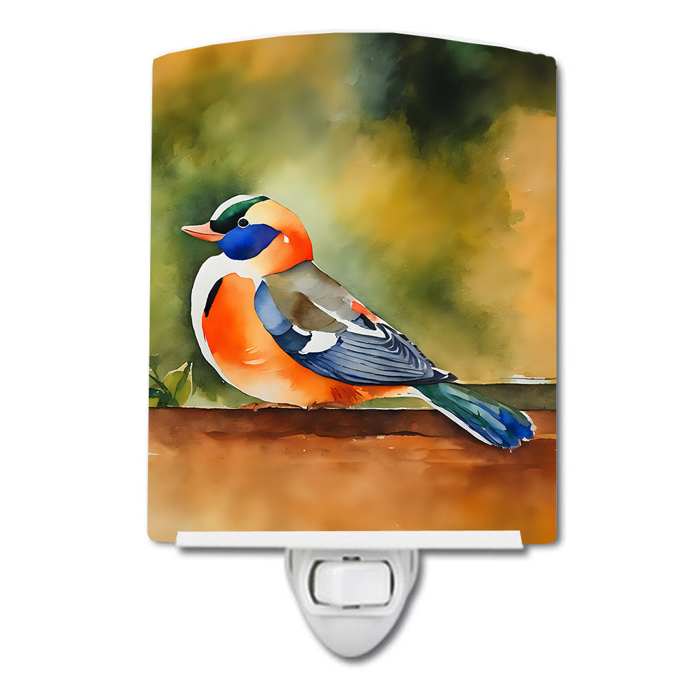 Mandarin Duck Ceramic Night Light - One Color / One Size - Home & Garden - Home Improvement - Lights & Lighting - Night