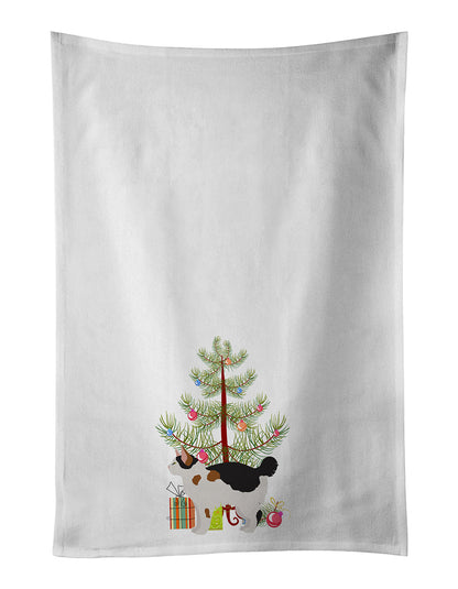 Manx Cat Christmas Kitchen Towel Set of 2 - One Color / One Size - Home & Garden - Home Textile - Towels