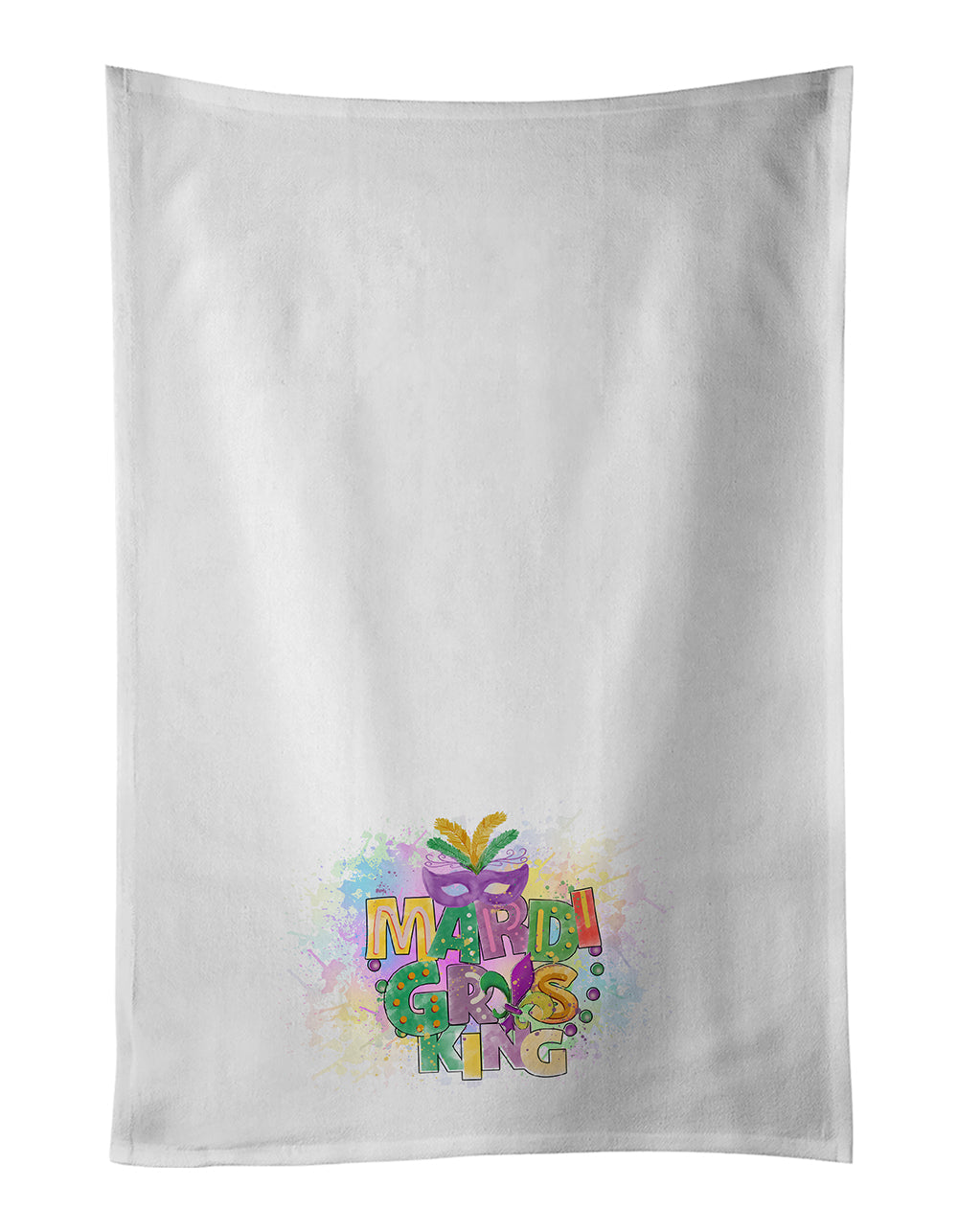 Mardi Gras King Kitchen Towel Set of 2 - One Color / One Size - Home & Garden - Home Textile - Towels