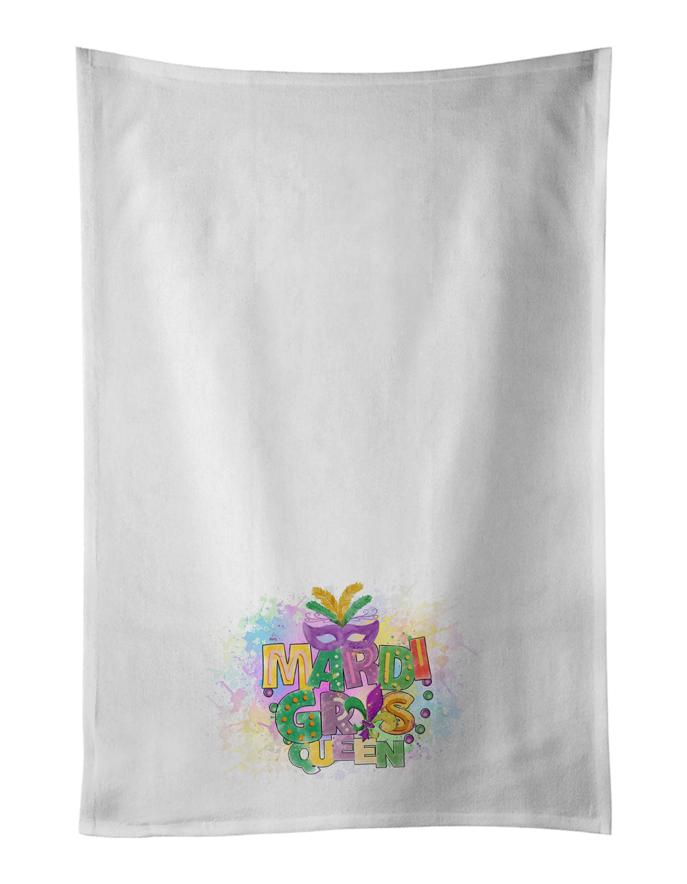 Mardi Gras Queen Kitchen Towel Set of 2 - One Color / One Size - Home & Garden - Home Textile - Towels
