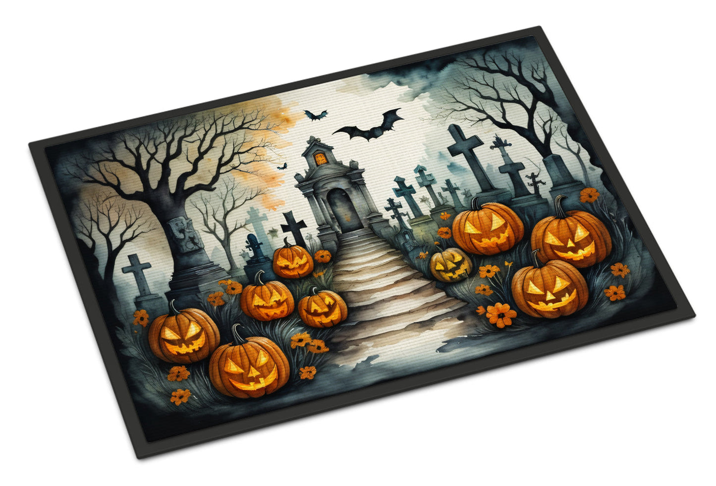 Marigold Spooky Halloween Doormat - One Color / One Size - Home & Garden - Home Textile - Carpets & Rugs