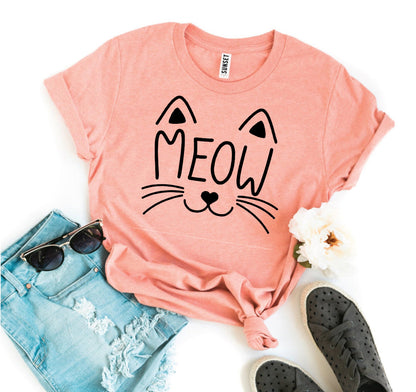 Meow T-Shirt - Women’s Fashion - Women’s Clothing - Tops & Tees - T-Shirts