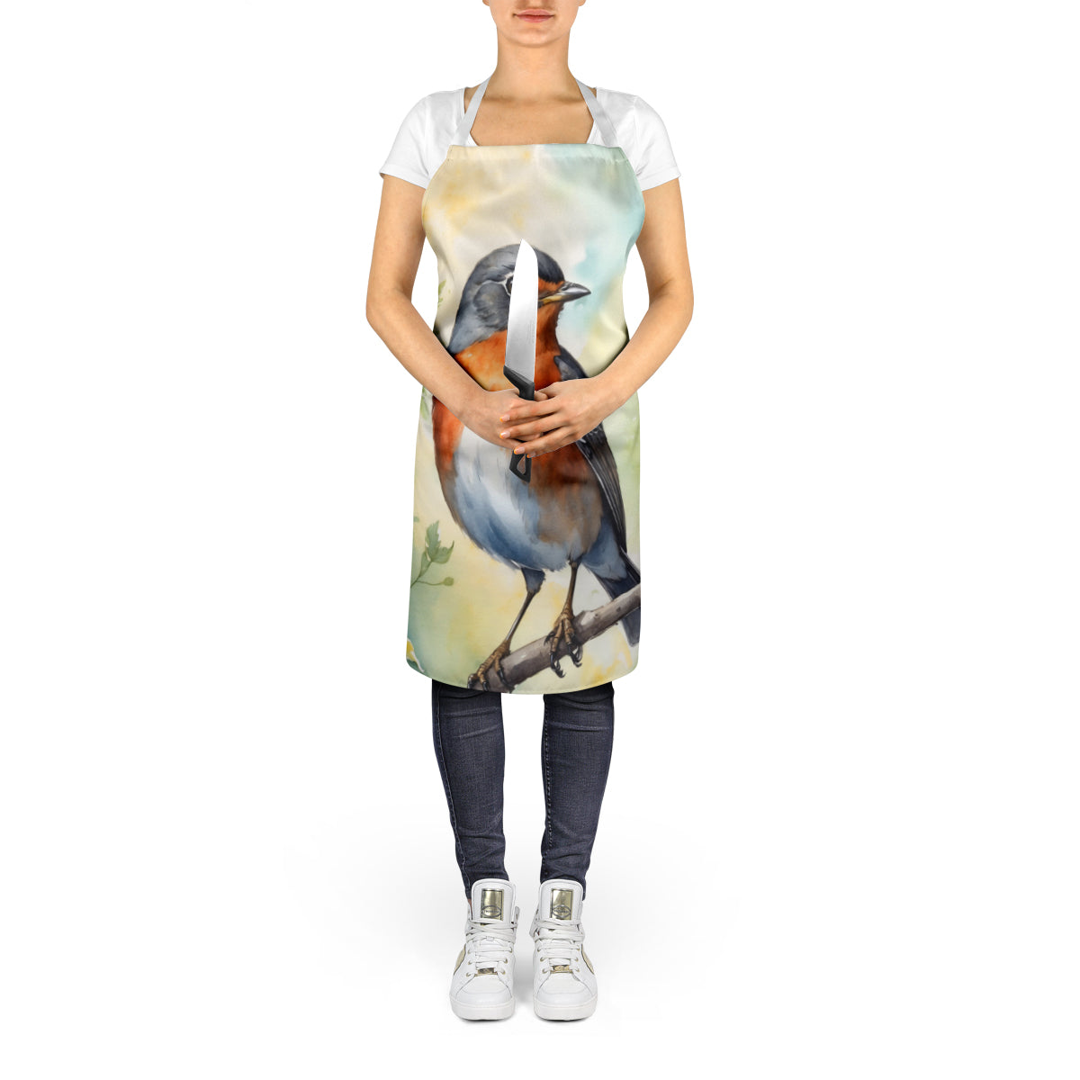 Michigan American Robin Apron - One Color / One Size - Home & Garden - Kitchen Dining & Bar - Table Decoration &