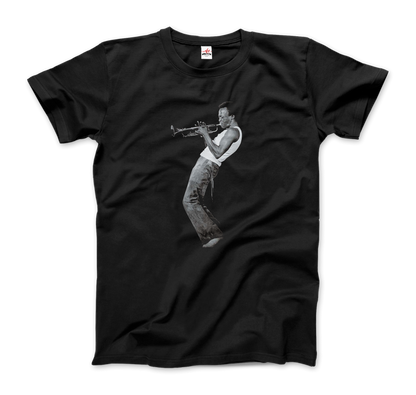 Miles Davis Playing His Trumpet Artwork T-Shirt - Men’s Fashion - Men’s Clothing - Shirts - Short Sleeve Shirts