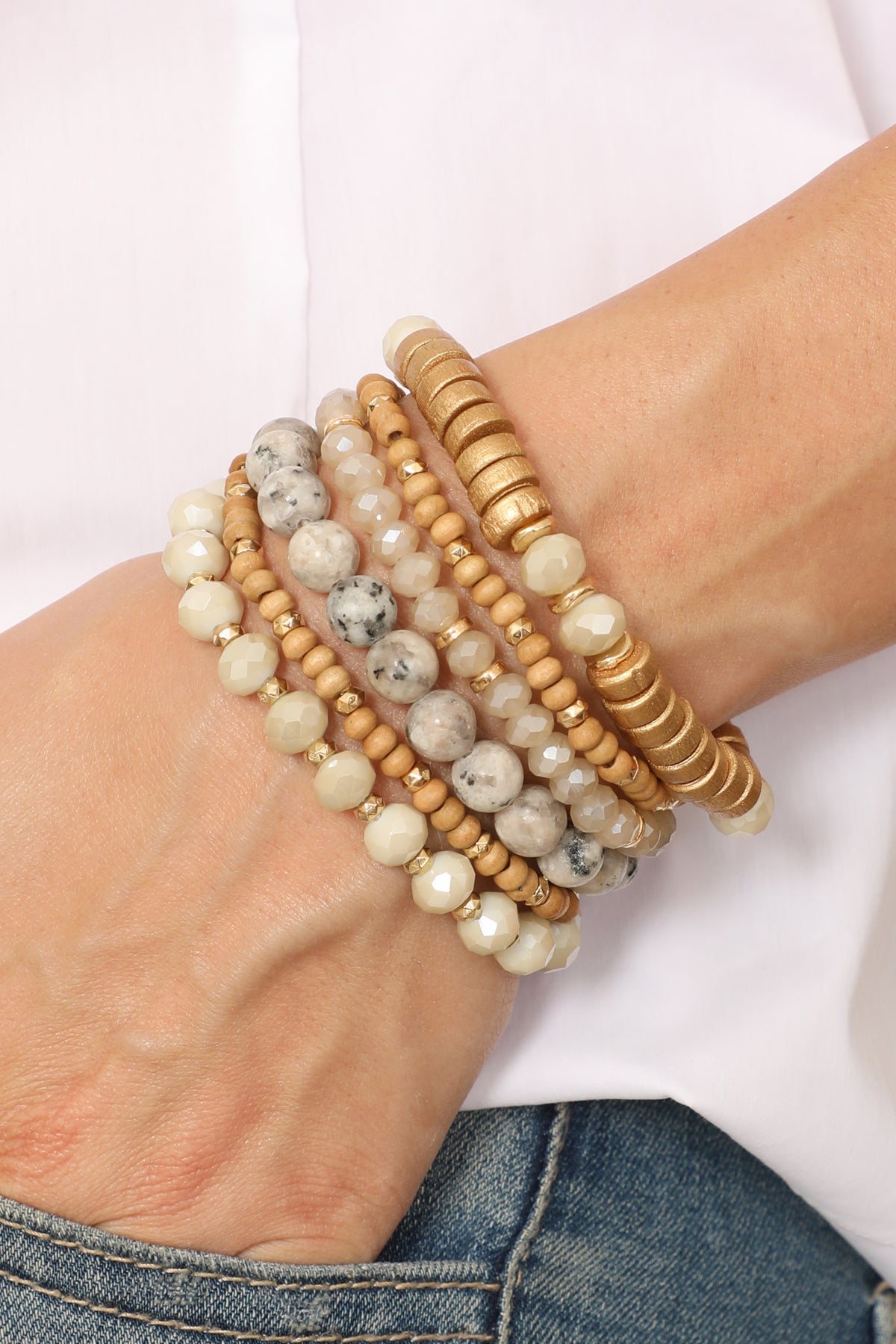 Mix Stackable Charm Bracelet - Jewelry & Accessories - Bracelets & Bangles - Charm Bracelets