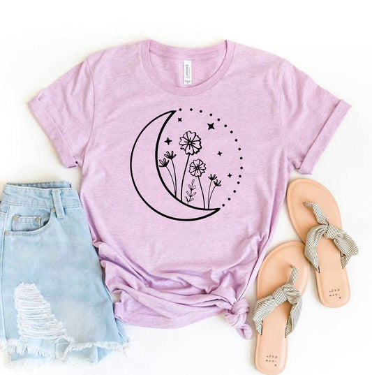 Moonflower T-Shirt - Women’s Fashion - Women’s Clothing - Tops & Tees - T-Shirts