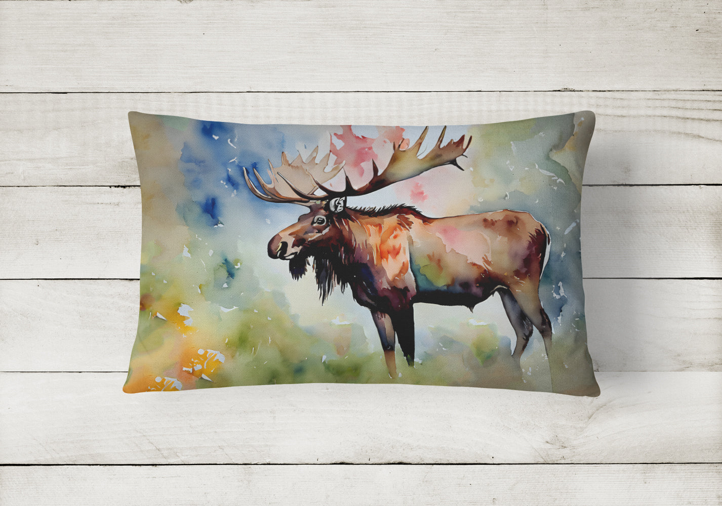Moose Throw Pillow - One Color / One Size - Home & Garden - Home Textile - Pillows