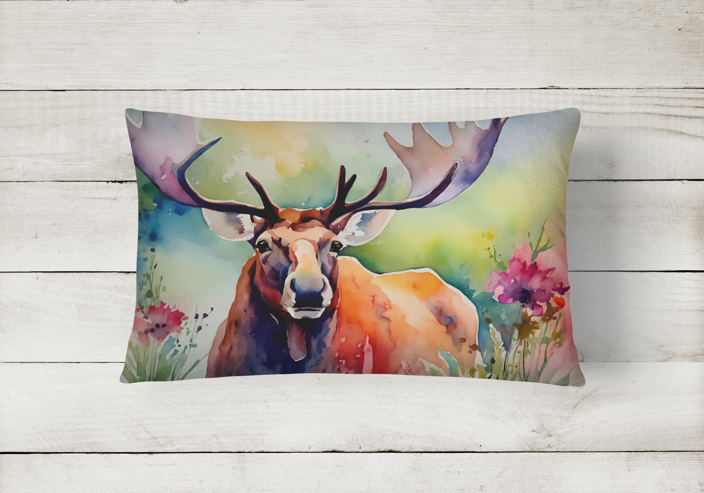 Moose Throw Pillow - One Color / One Size - Home & Garden - Home Textile - Pillows