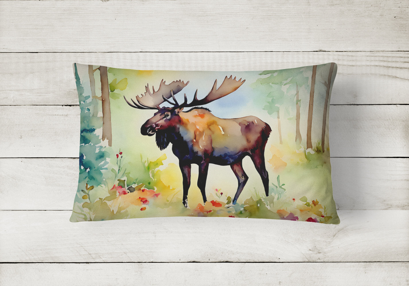Moose Throw Pillow - One Color / One Size - Home & Garden - Home Textile - Pillows