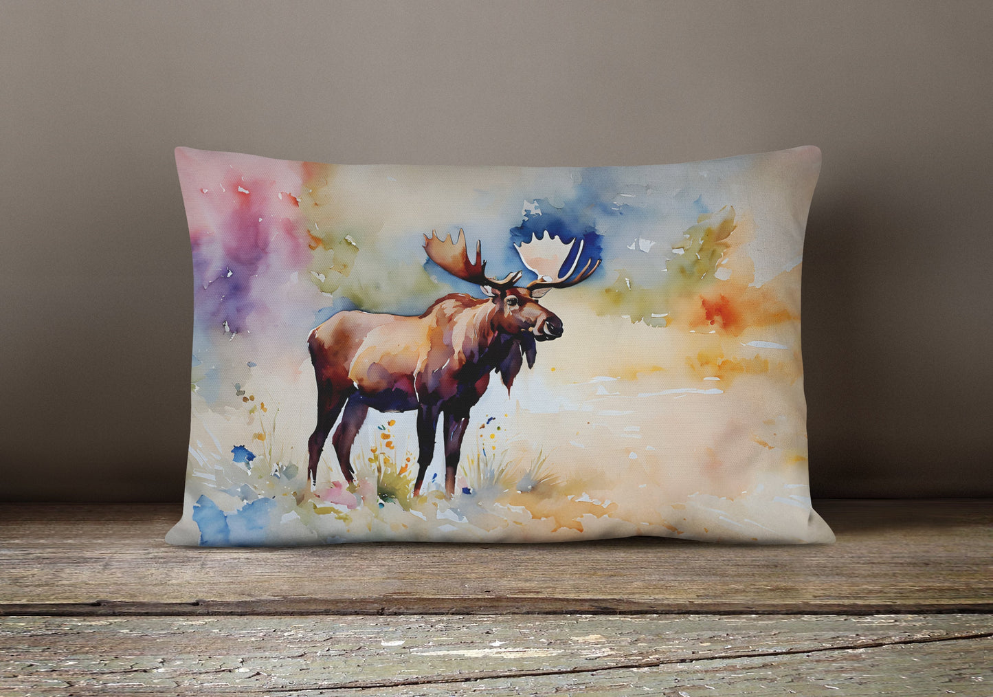 Moose Throw Pillow - One Color / One Size - Home & Garden - Home Textile - Pillows