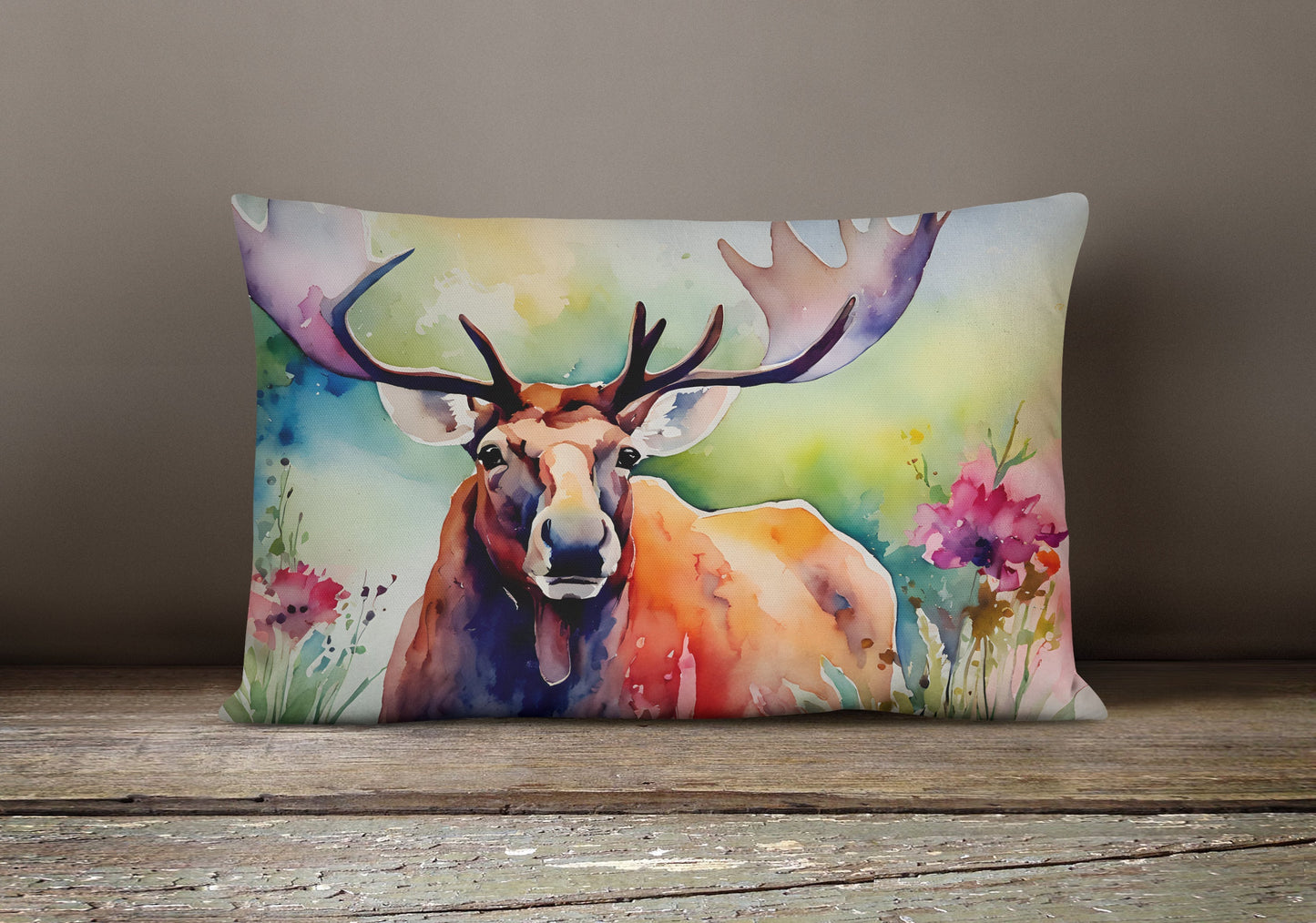 Moose Throw Pillow - One Color / One Size - Home & Garden - Home Textile - Pillows