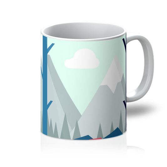 Mountain Tree Mug - One Color / One Size - Home & Garden - Kitchen Dining & Bar - Drinkware