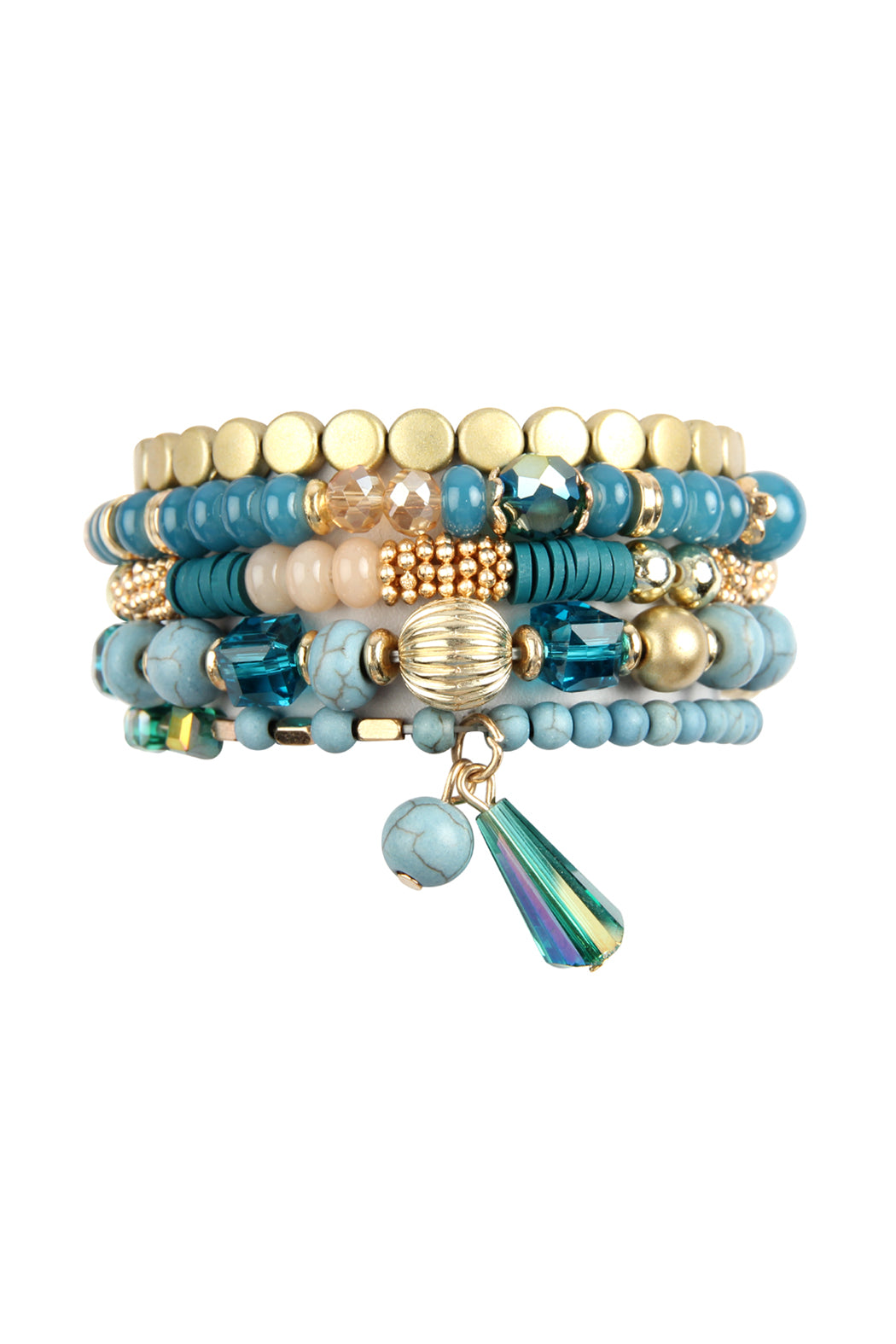 Multibeads Stretch Bracelet - Jewelry & Accessories - Bracelets & Bangles - Charm Bracelets
