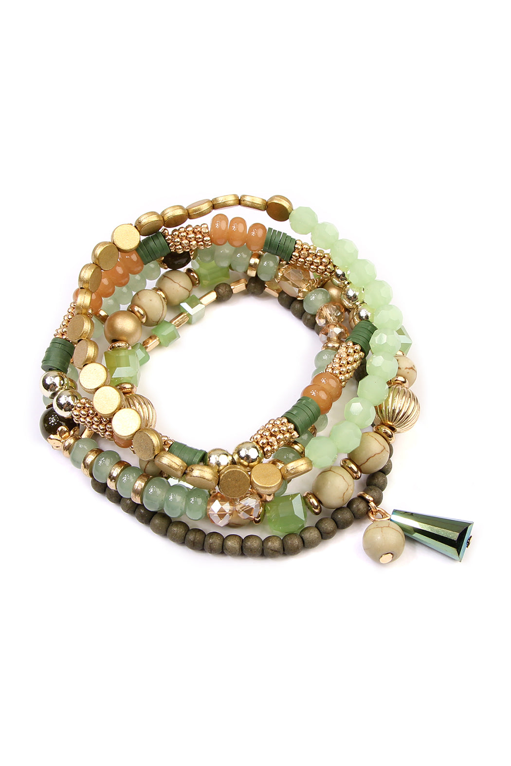 Multibeads Stretch Bracelet - Jewelry & Accessories - Bracelets & Bangles - Charm Bracelets