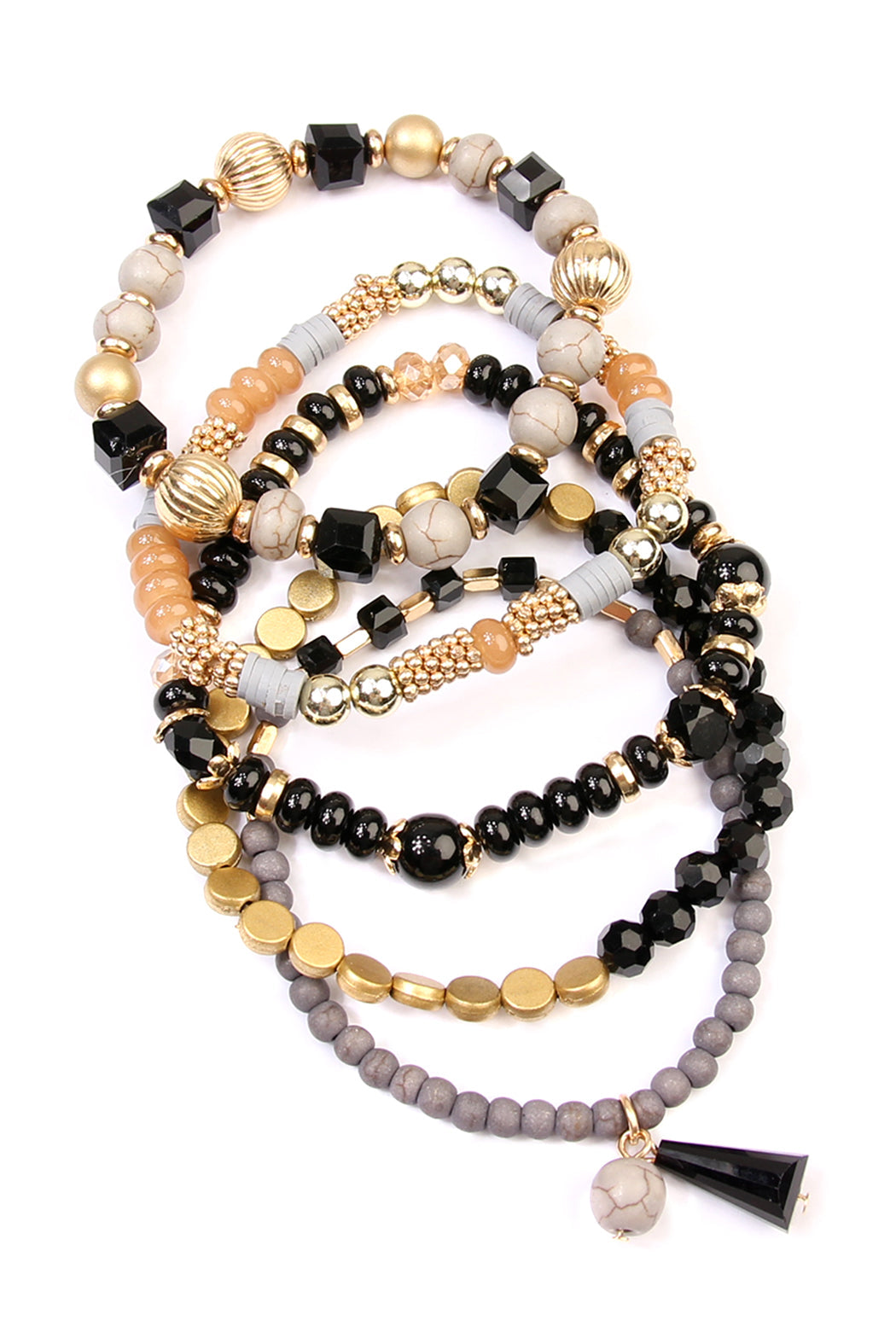 Multibeads Stretch Bracelet - Jewelry & Accessories - Bracelets & Bangles - Charm Bracelets