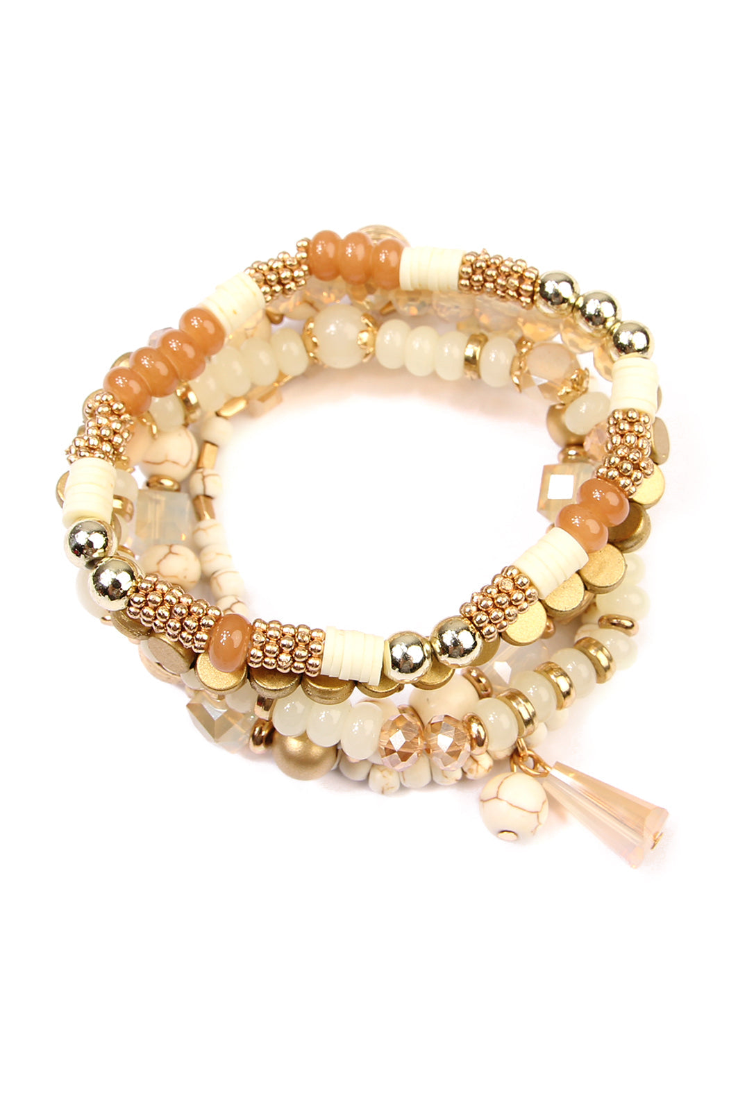 Multibeads Stretch Bracelet - Jewelry & Accessories - Bracelets & Bangles - Charm Bracelets