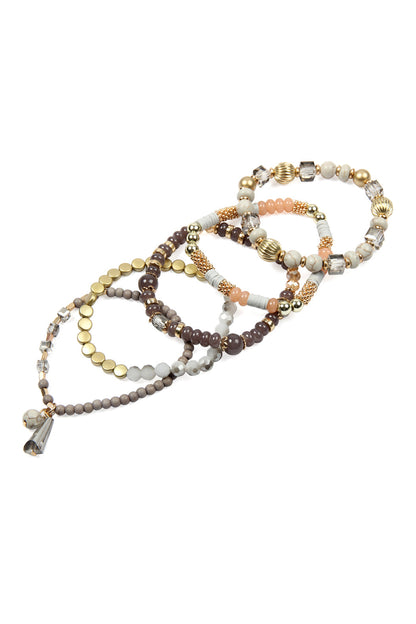 Multibeads Stretch Bracelet - Jewelry & Accessories - Bracelets & Bangles - Charm Bracelets