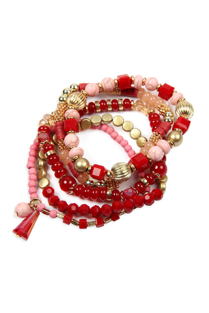 Multibeads Stretch Bracelet - Jewelry & Accessories - Bracelets & Bangles - Charm Bracelets