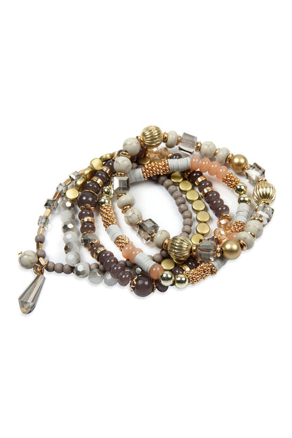 Multibeads Stretch Bracelet - Jewelry & Accessories - Bracelets & Bangles - Charm Bracelets