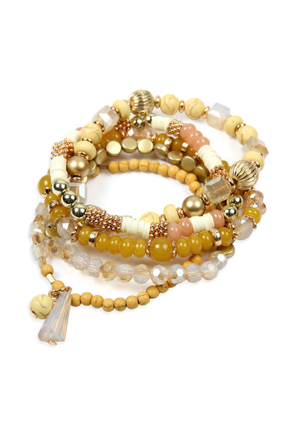 Multibeads Stretch Bracelet - Jewelry & Accessories - Bracelets & Bangles - Charm Bracelets