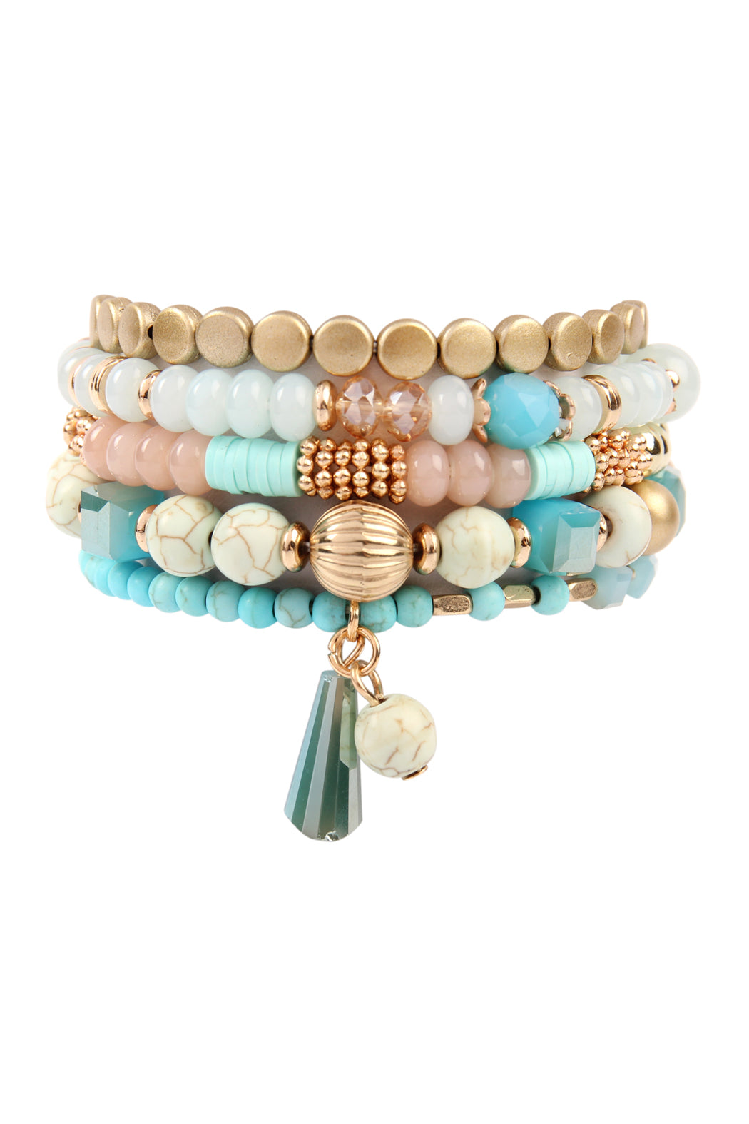 Multibeads Stretch Bracelet - Jewelry & Accessories - Bracelets & Bangles - Charm Bracelets