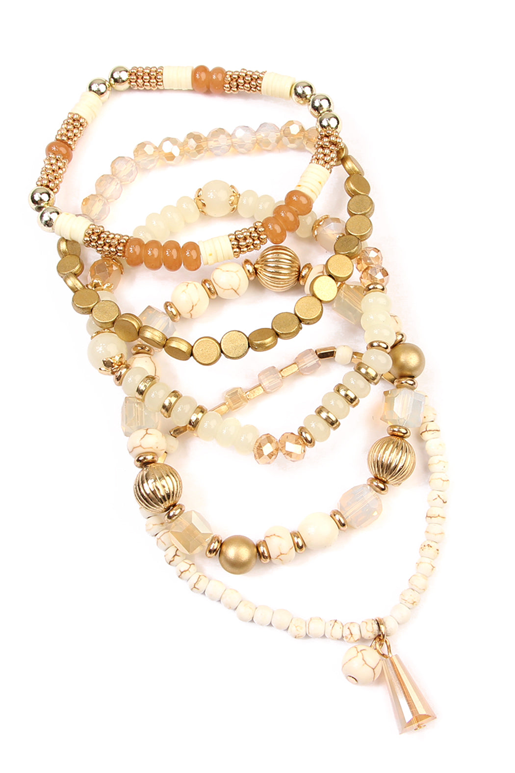 Multibeads Stretch Bracelet - Jewelry & Accessories - Bracelets & Bangles - Charm Bracelets