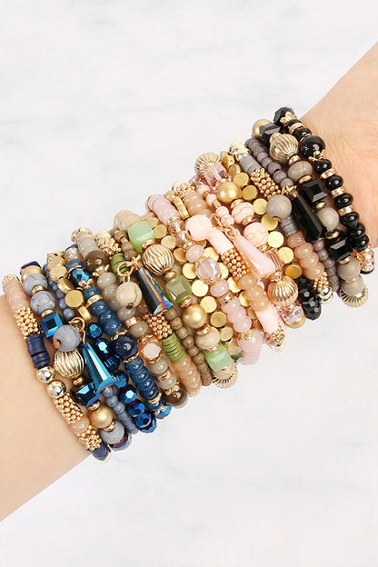 Multibeads Stretch Bracelet - Jewelry & Accessories - Bracelets & Bangles - Charm Bracelets