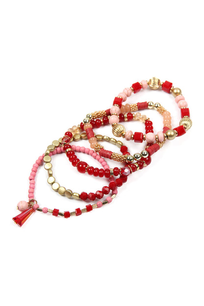 Multibeads Stretch Bracelet - Jewelry & Accessories - Bracelets & Bangles - Charm Bracelets