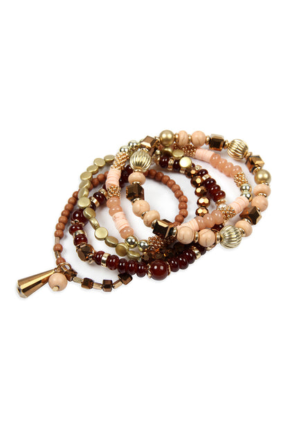 Multibeads Stretch Bracelet - Jewelry & Accessories - Bracelets & Bangles - Charm Bracelets