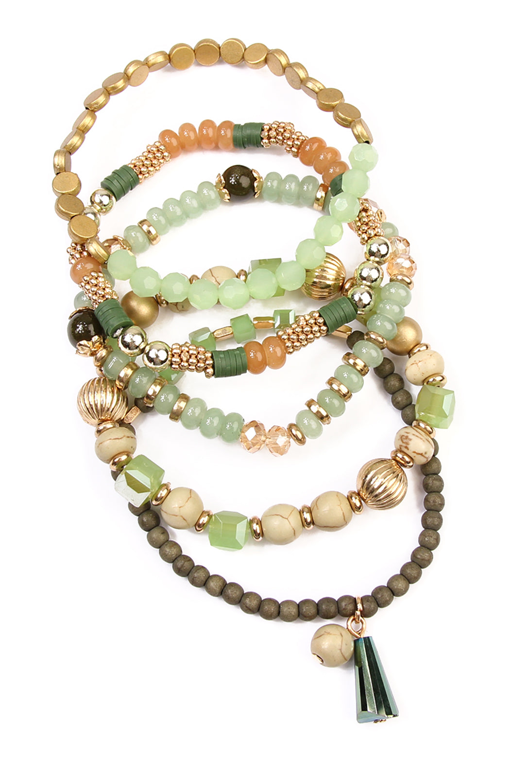 Multibeads Stretch Bracelet - Jewelry & Accessories - Bracelets & Bangles - Charm Bracelets