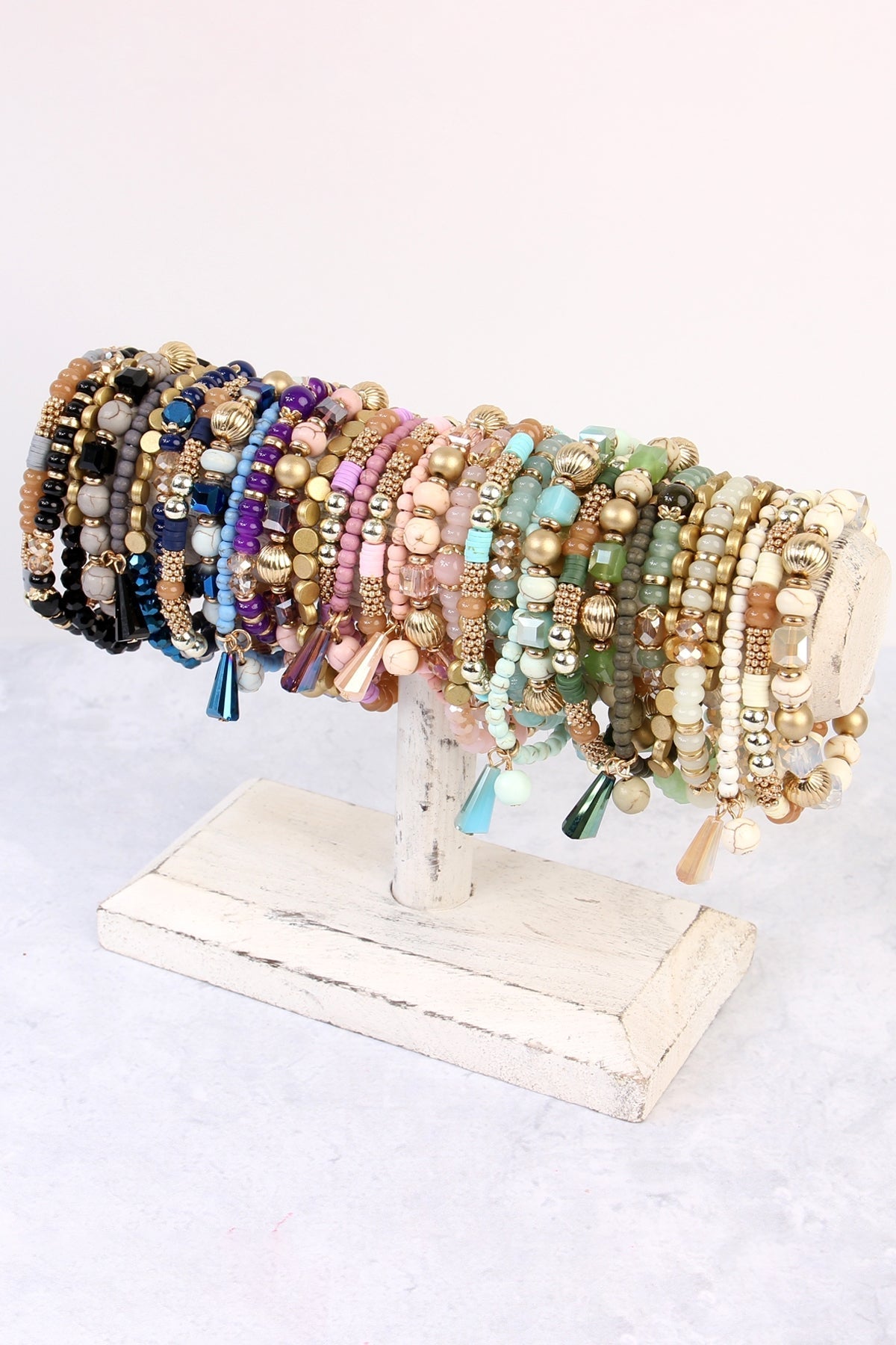Multibeads Stretch Bracelet - Jewelry & Accessories - Bracelets & Bangles - Charm Bracelets