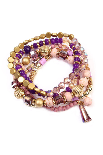 Multibeads Stretch Bracelet - Jewelry & Accessories - Bracelets & Bangles - Charm Bracelets