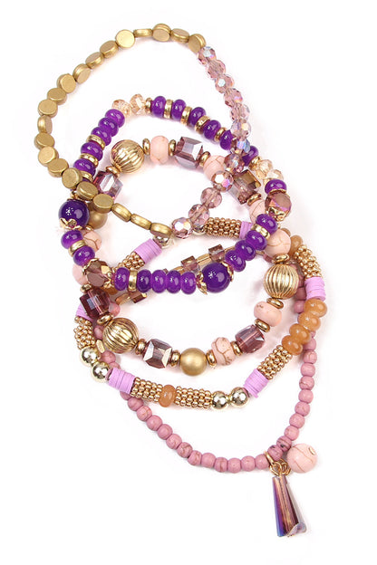 Multibeads Stretch Bracelet - Jewelry & Accessories - Bracelets & Bangles - Charm Bracelets