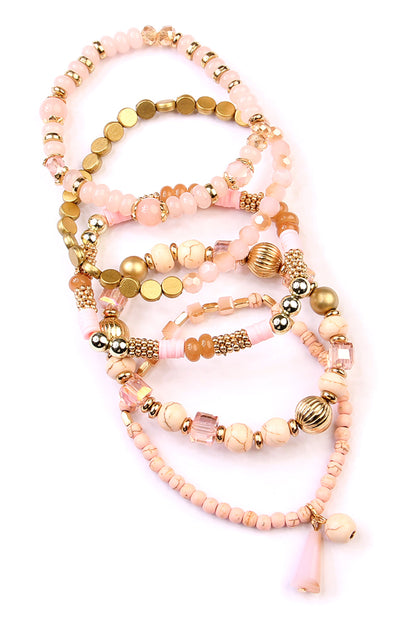 Multibeads Stretch Bracelet - Jewelry & Accessories - Bracelets & Bangles - Charm Bracelets