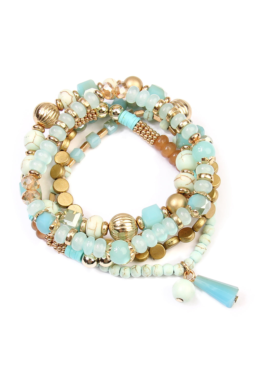 Multibeads Stretch Bracelet - Jewelry & Accessories - Bracelets & Bangles - Charm Bracelets