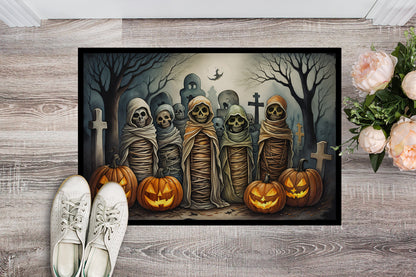 Mummies Spooky Halloween Doormat - One Color / One Size - Home & Garden - Home Textile - Carpets & Rugs