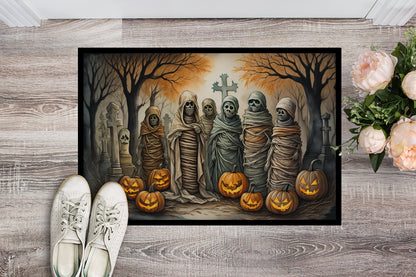 Mummies Spooky Halloween Doormat - One Color / One Size - Home & Garden - Home Textile - Carpets & Rugs