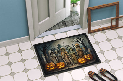 Mummies Spooky Halloween Doormat - One Color / One Size - Home & Garden - Home Textile - Carpets & Rugs