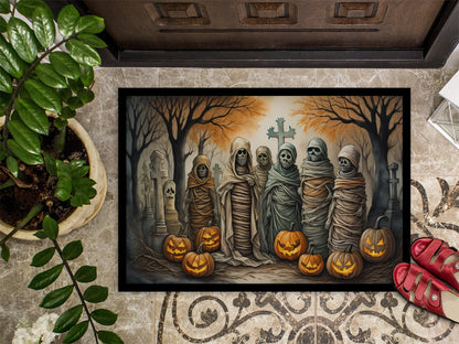 Mummies Spooky Halloween Doormat - One Color / One Size - Home & Garden - Home Textile - Carpets & Rugs