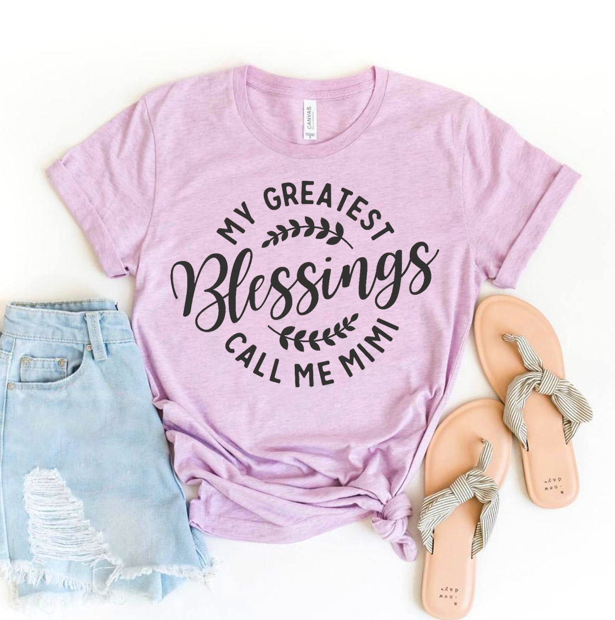 My Greatest Blessings Call Me Mimi T-Shirt - Women’s Fashion - Women’s Clothing - Tops & Tees - T-Shirts