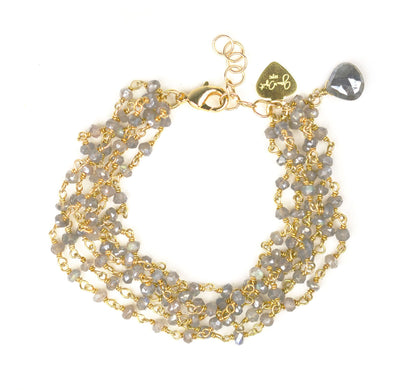 Mystic Labradorite Bracelet - One Color / One Size - Jewelry & Accessories
