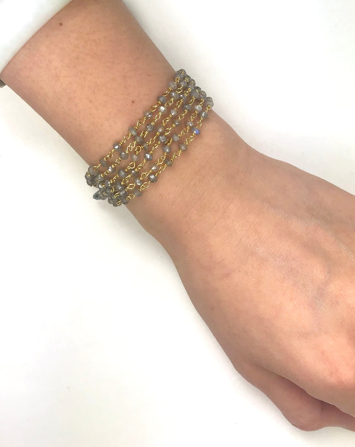 Mystic Labradorite Bracelet - One Color / One Size - Jewelry & Accessories