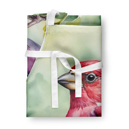 New Hampshire Purple Finch Apron - One Color / One Size - Home & Garden - Kitchen Dining & Bar - Table Decoration &