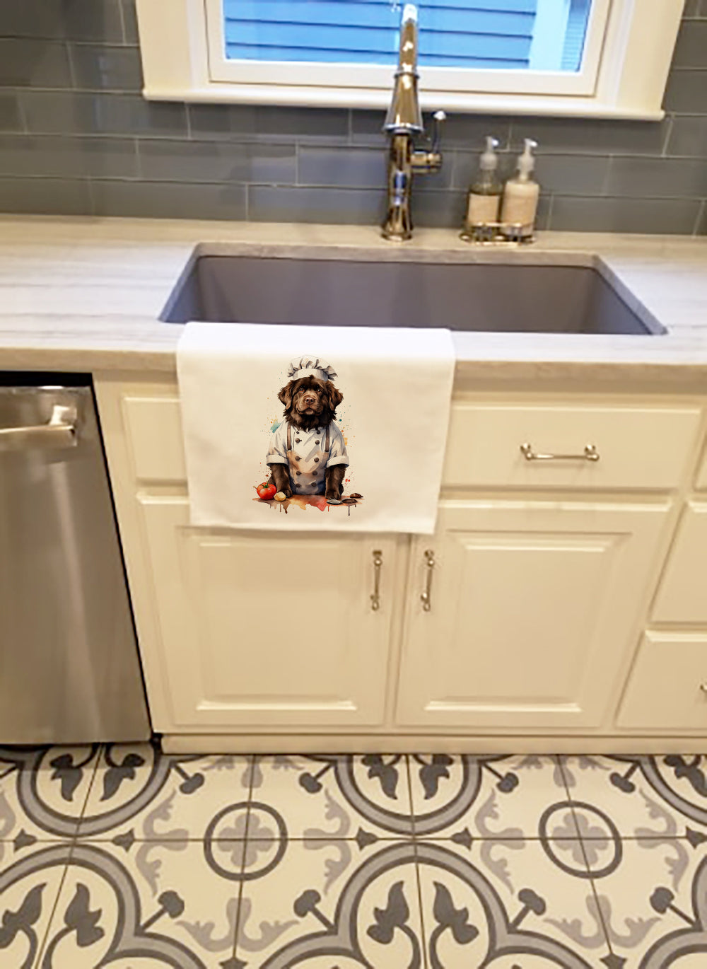 Newfoundland Chef Kitchen Towel Set of 2 - One Color / One Size - Home & Garden - Home Textile - Towels