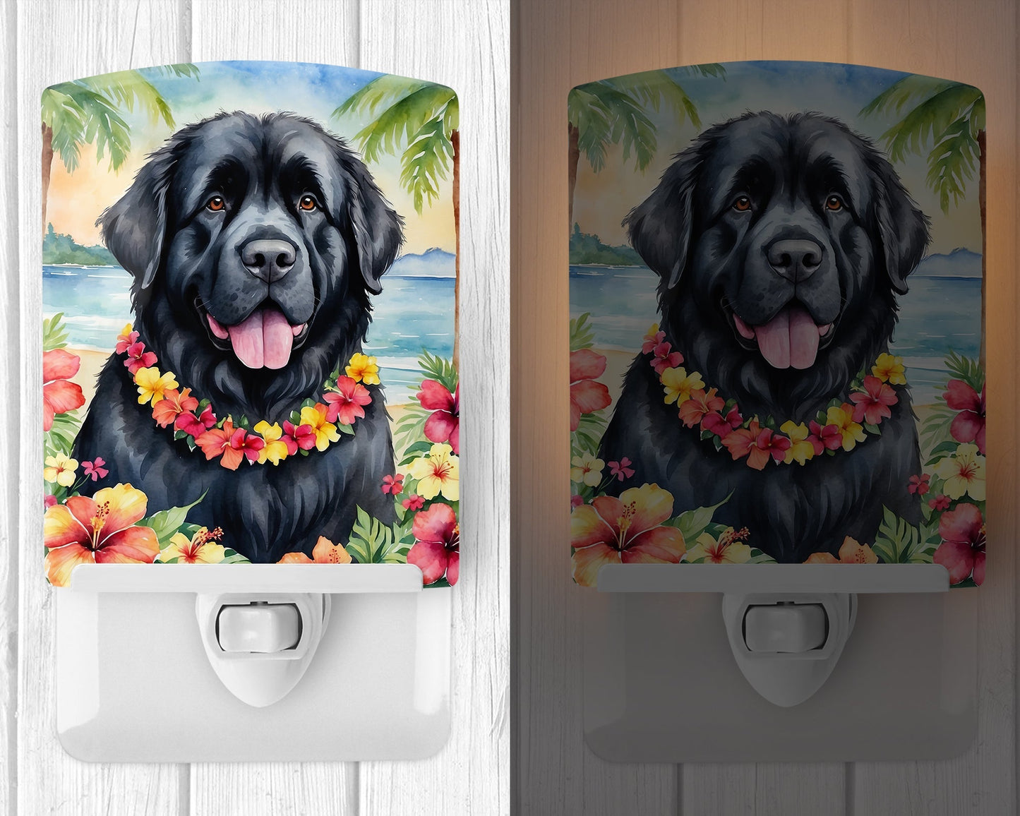 Newfoundland Luau Ceramic Night Light - One Color / One Size - Home & Garden - Home Improvement - Lights & Lighting