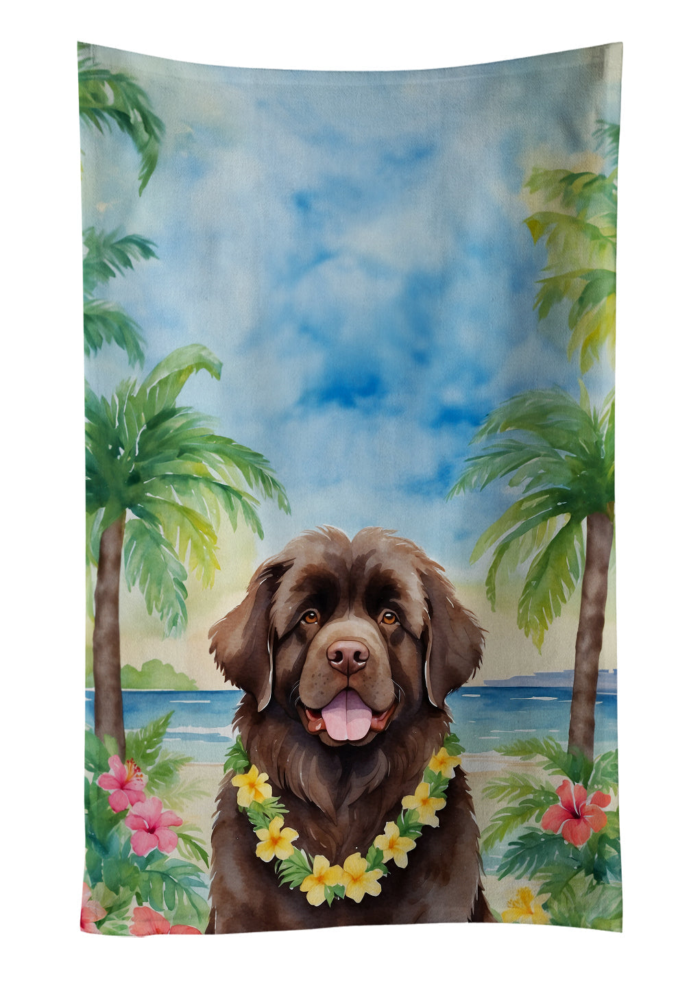 Newfoundland Luau Kitchen Towel - One Color / One Size - Home & Garden - Home Textile - Towels