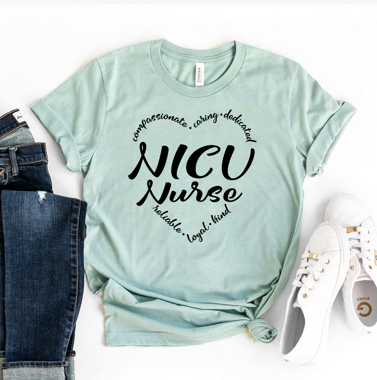 Nicu Nurse T-Shirt - Women’s Fashion - Women’s Clothing - Tops & Tees - T-Shirts