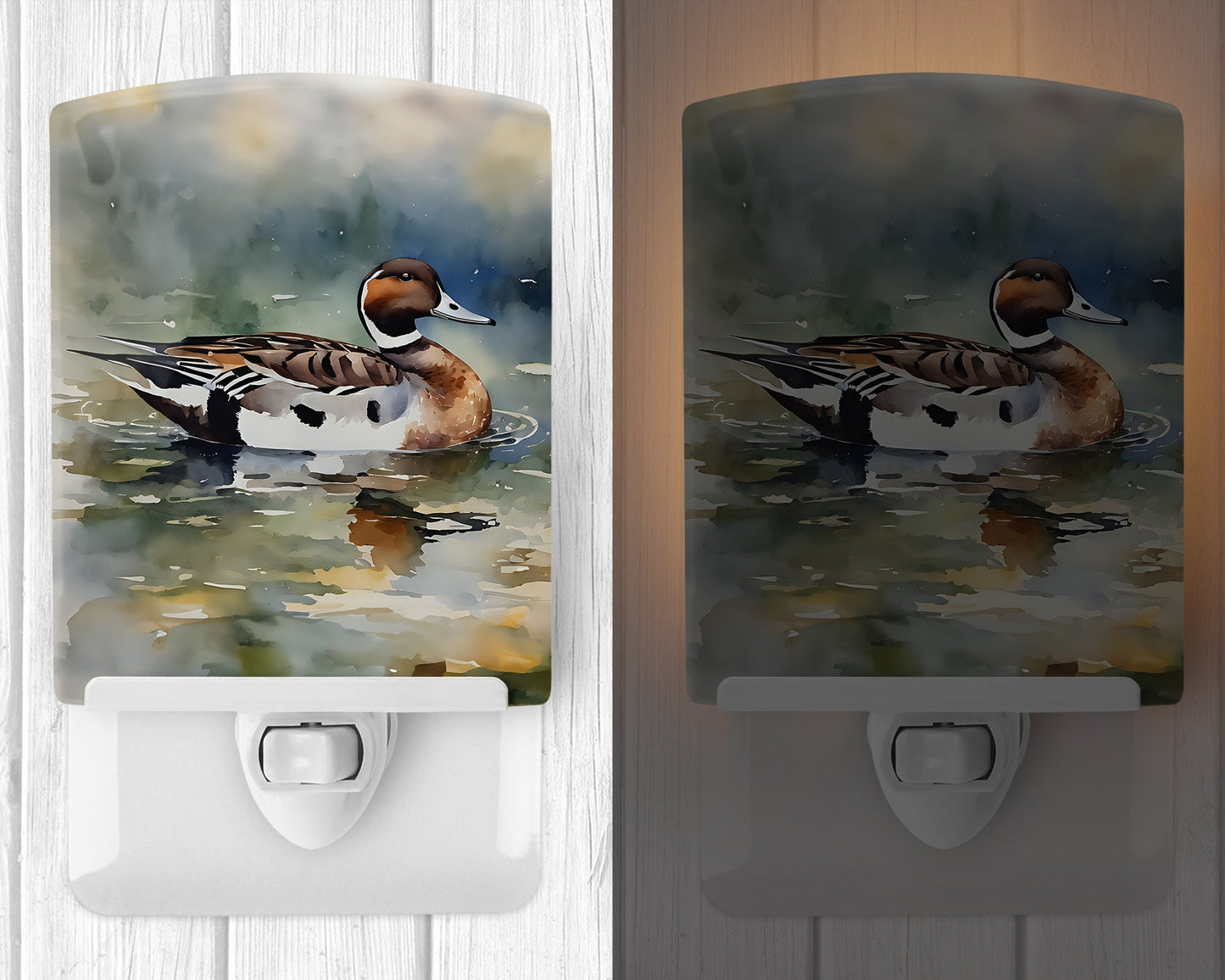 Northern Pintail Ceramic Night Light - One Color / One Size - Home & Garden - Home Improvement - Lights & Lighting