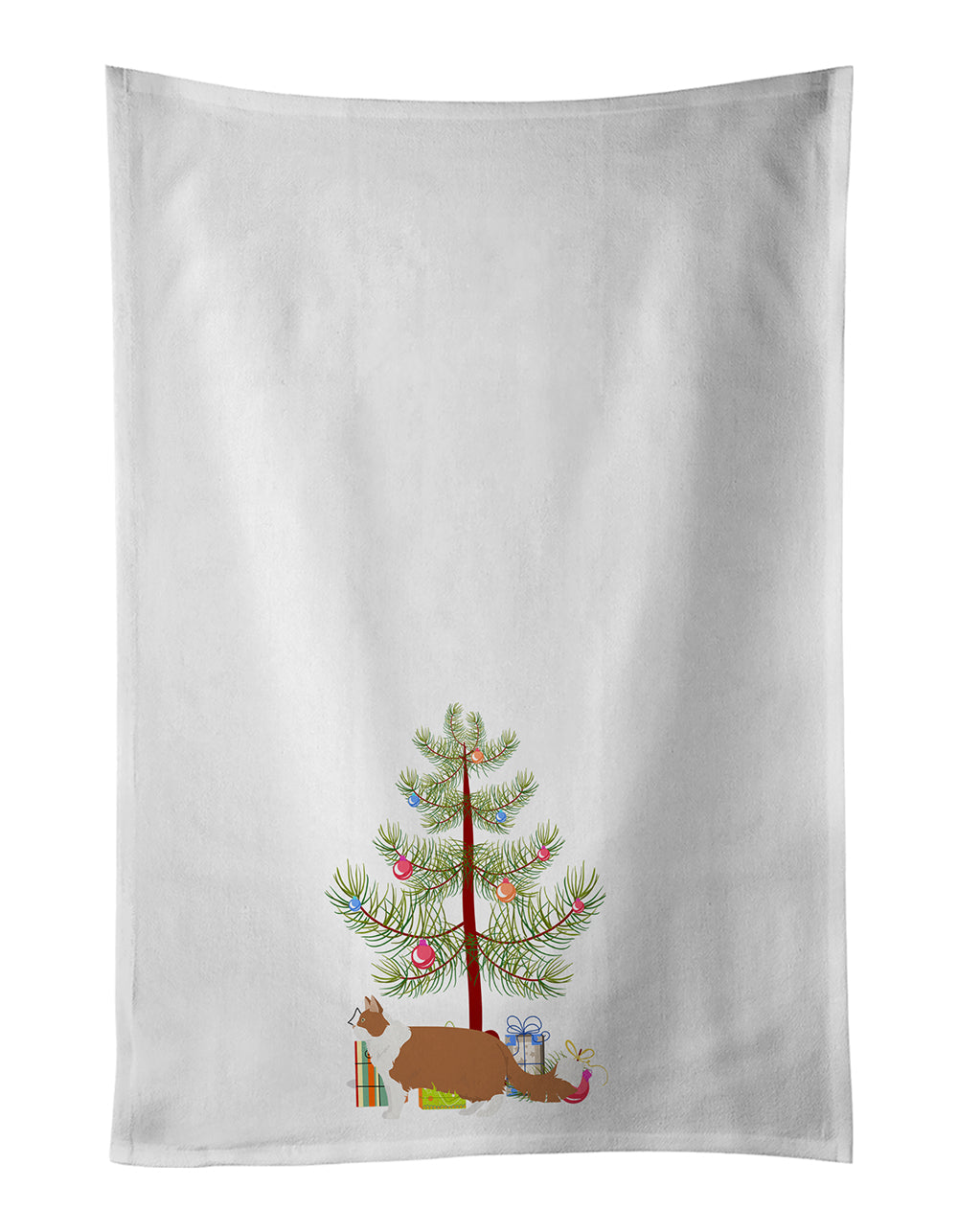 Norwegian Forest Cat Christmas Kitchen Towel Set of 2 - One Color / One Size - Home & Garden - Home Textile - Towels