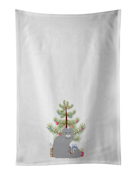 Norwegian Forest Cat Christmas Kitchen Towel Set of 2 - One Color / One Size - Home & Garden - Home Textile - Towels
